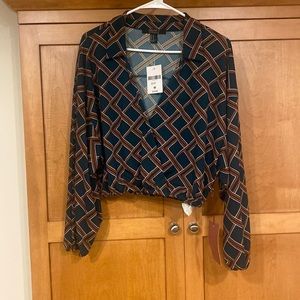 Brand New Forever 21 Blouse SZ M